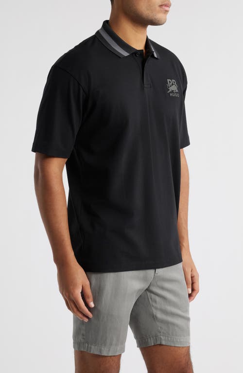 HUGO BOSS HUGO X RB FORMULA ONE™ TEAM RELAXED FIT STRETCH PIQUÉ POLO 