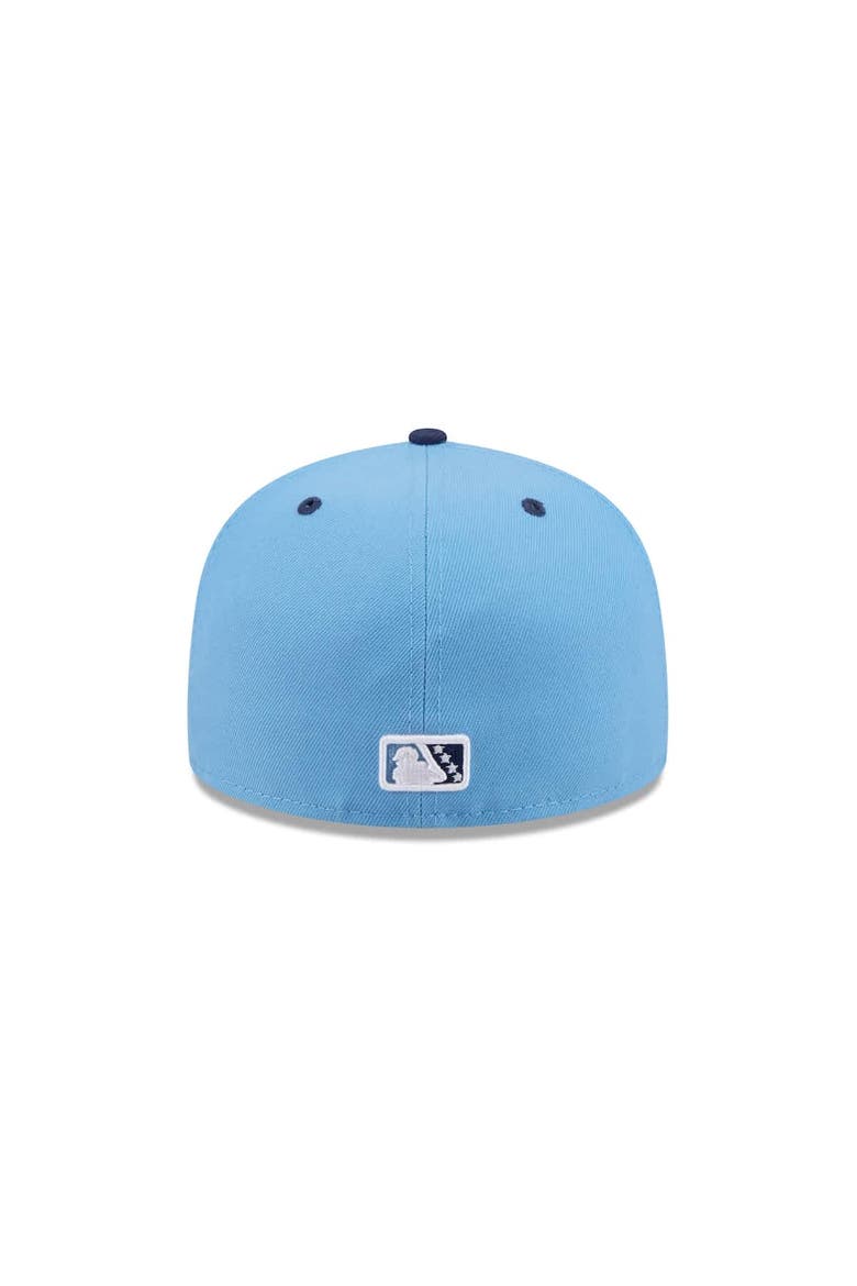 Men's New Era  Light Blue Great Lakes Loons Theme Nights 59FIFTY Fitted Hat, Alternate, color, Light Blue