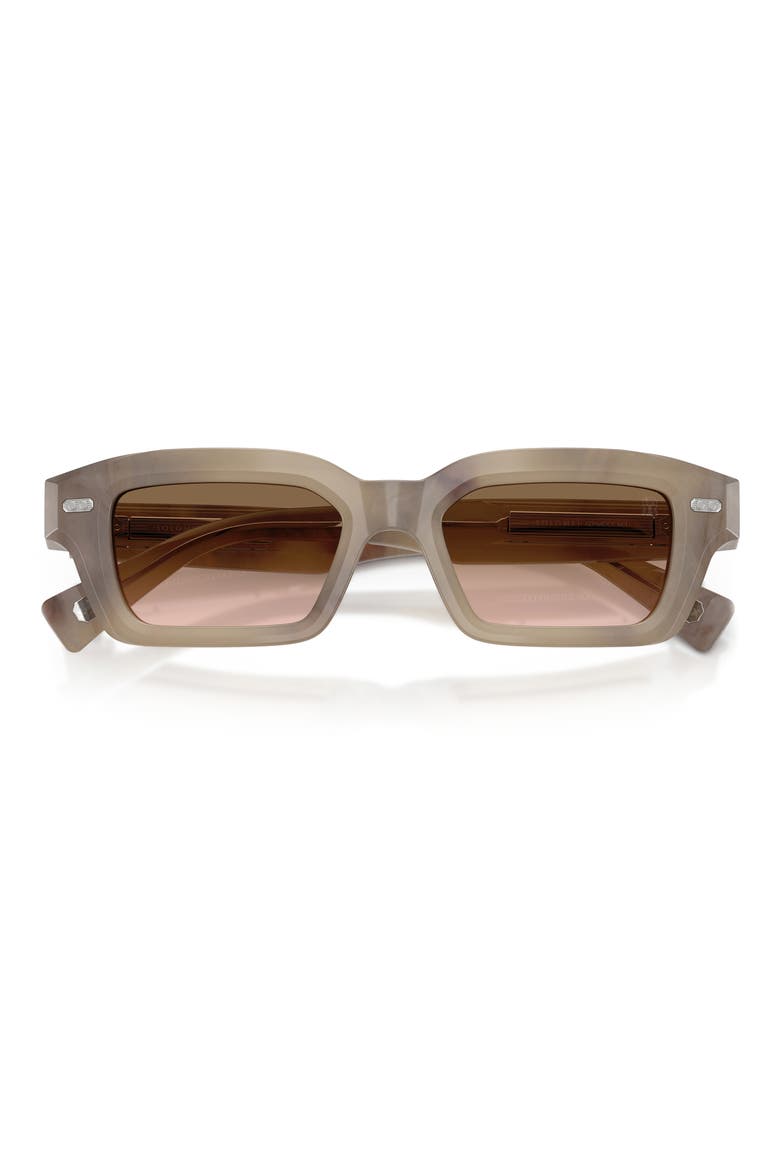 Marla 50mm Rectangular Sunglasses, Alternate, color, CASHMERE BEIGE