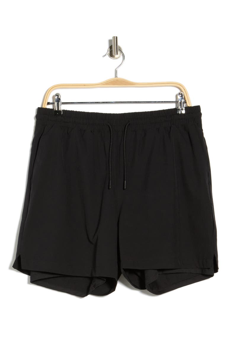 Momentum 5-Inch Training Shorts, Alternate, color, BLACK