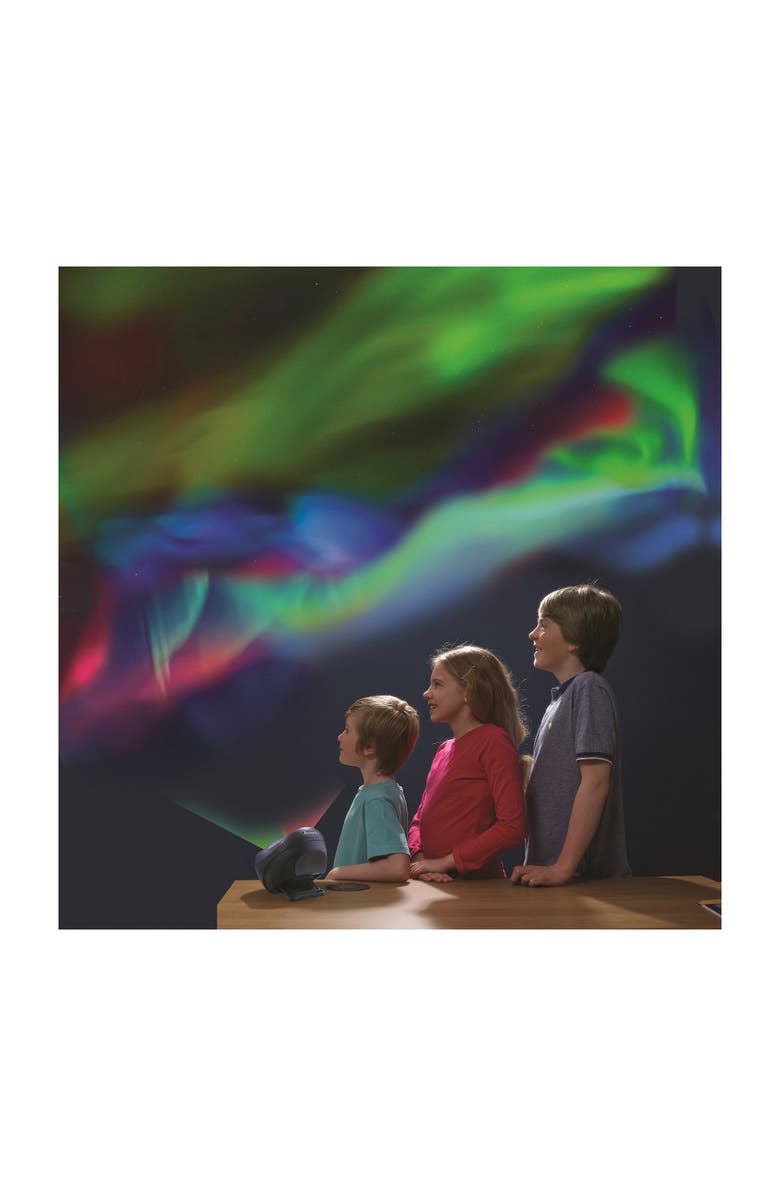 Brainstorm Toys Aurora Northern and Southern Lights Projector STEM, Alternate, color, Black