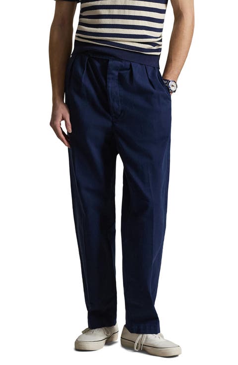 Relaxed Fit Cotton Twill Officer’s Pant
