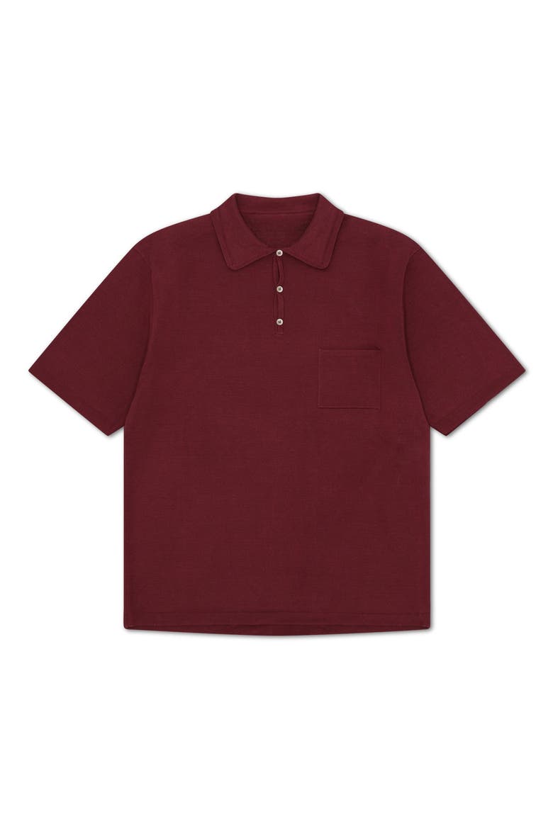 Chris Short Sleeve Polo, Main, color, Violet