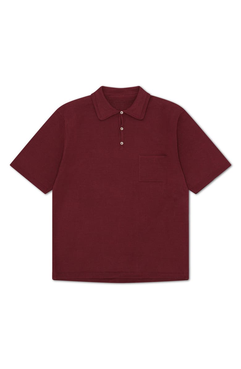 Fortela Chris Short Sleeve Polo, Main, color, Violet