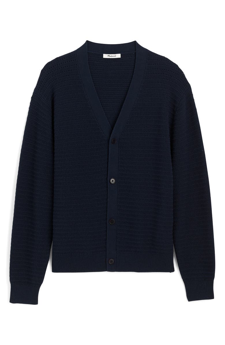 Madewell Open Stitch Cotton Cardigan, Alternate, color,