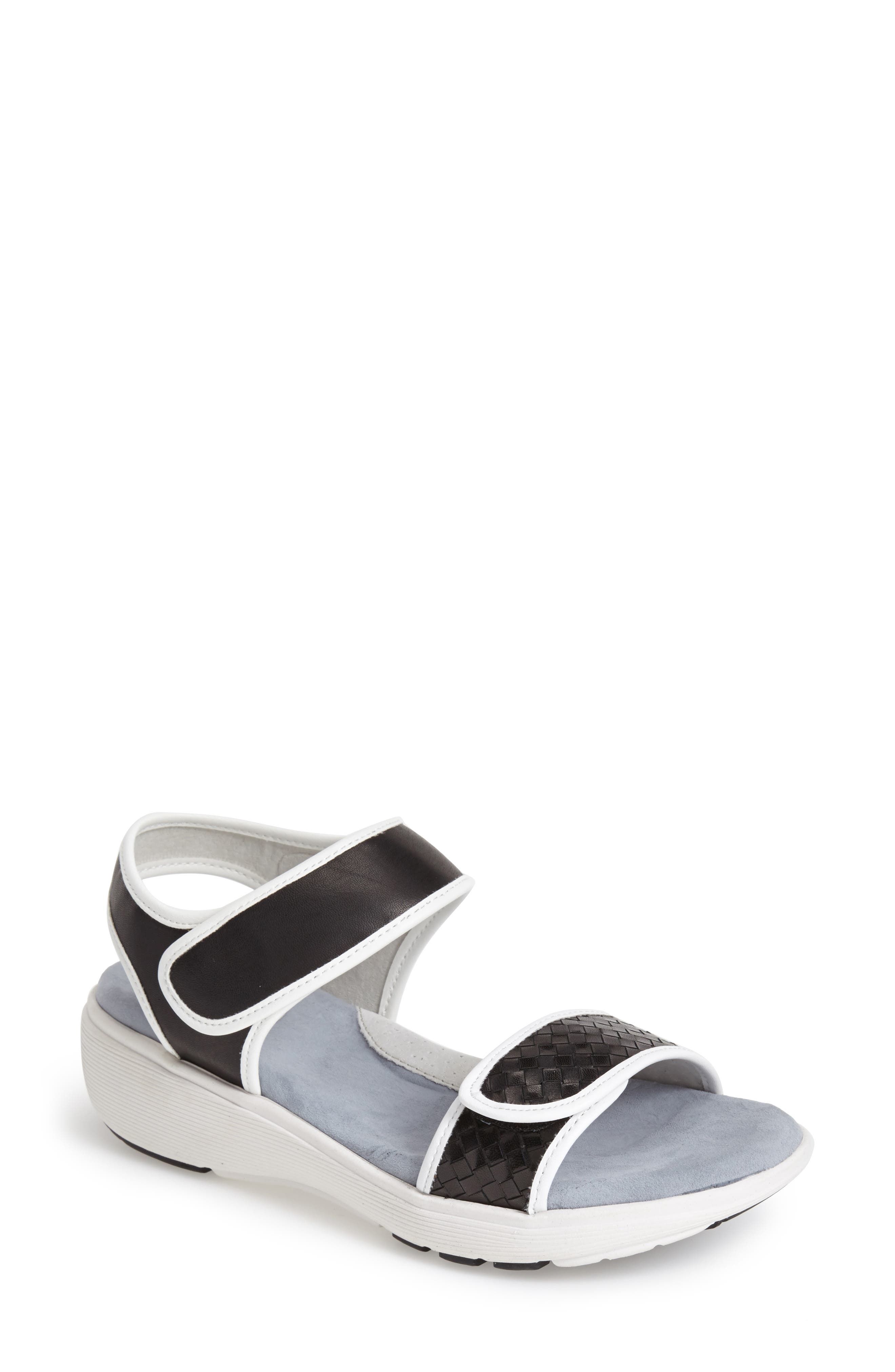 SoftWalk<sup>®</sup> 'Elevate' Platform Walking Sandal, Alternate, color, 