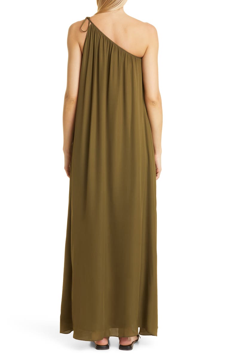 TWP Dinner at Mackizi One-Shoulder Silk Chiffon Dress, Alternate, color,