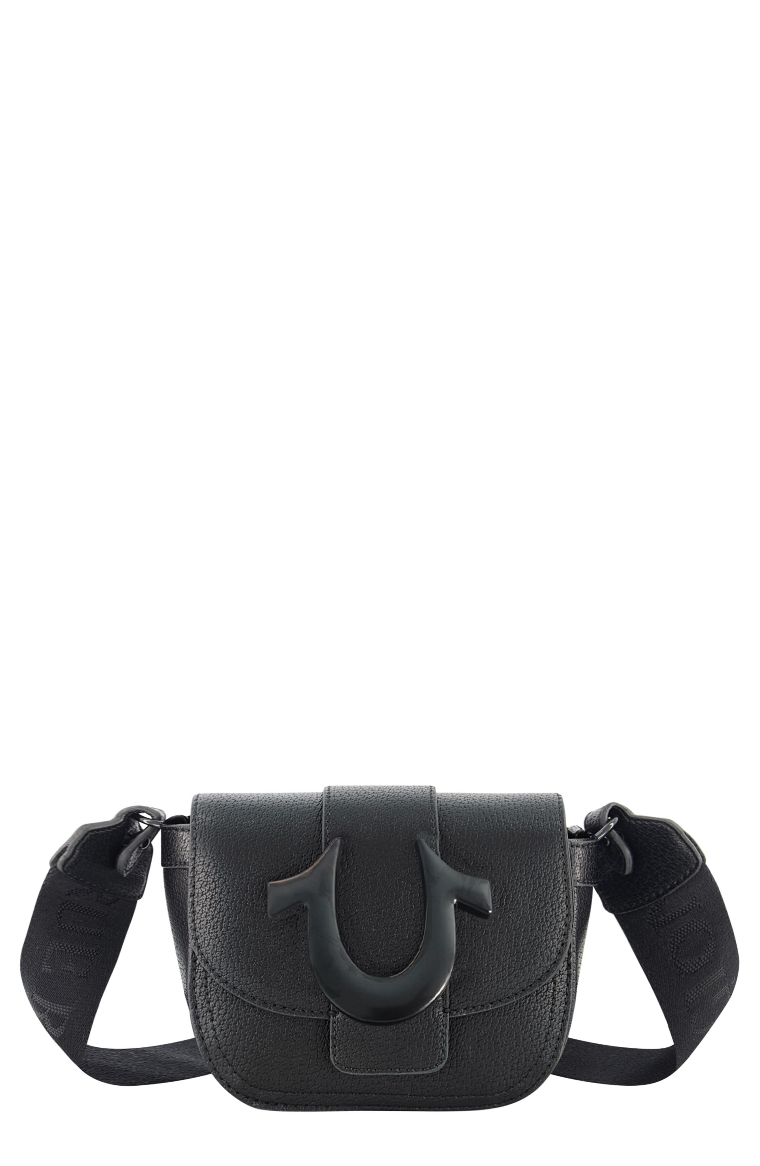 True Religion Horseshoe Mini Flap Crossbody Bag