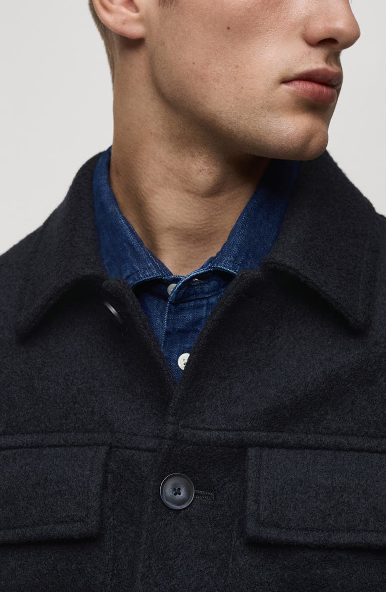 MANGO Regular Fit Overshirt, Alternate, color,