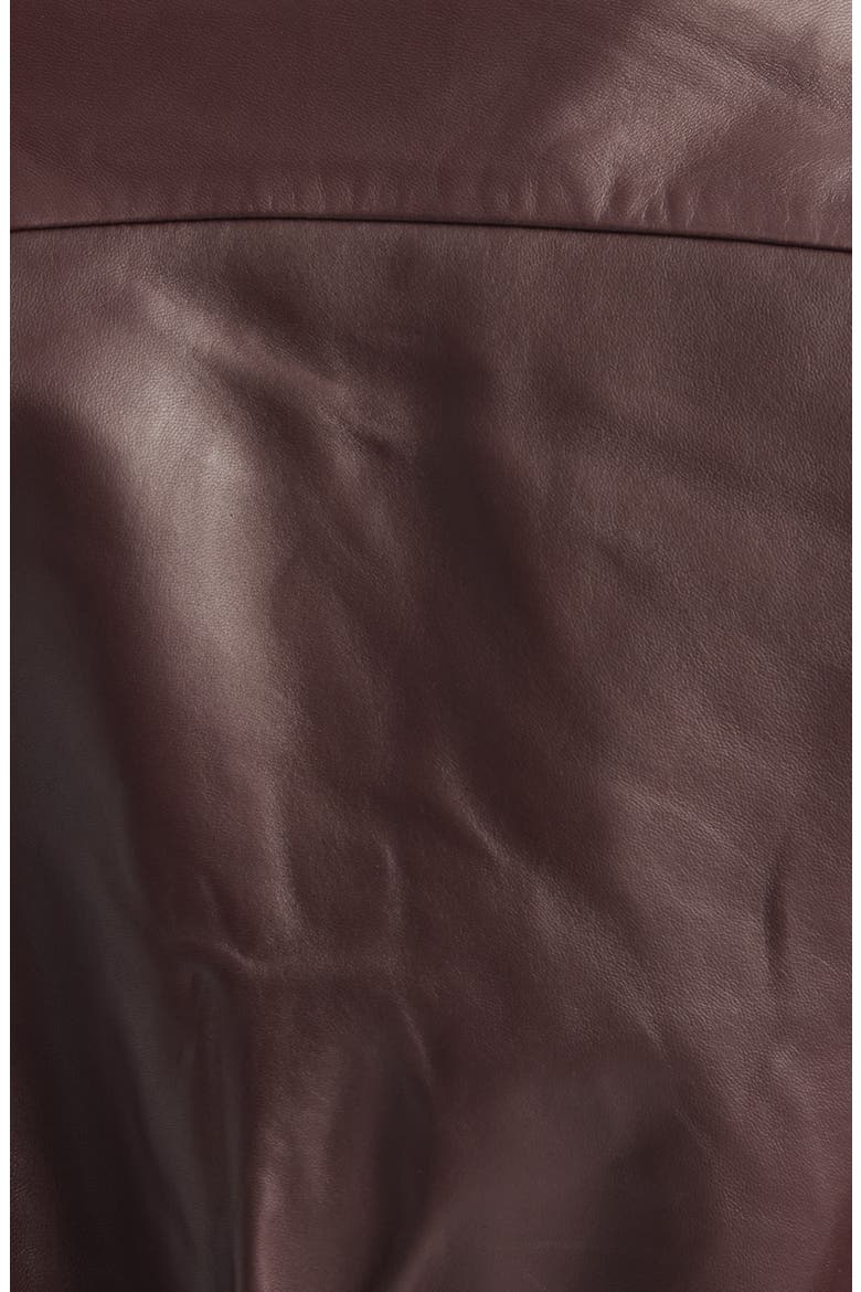 Ellery Leather Jacket, Alternate, color, BROWN