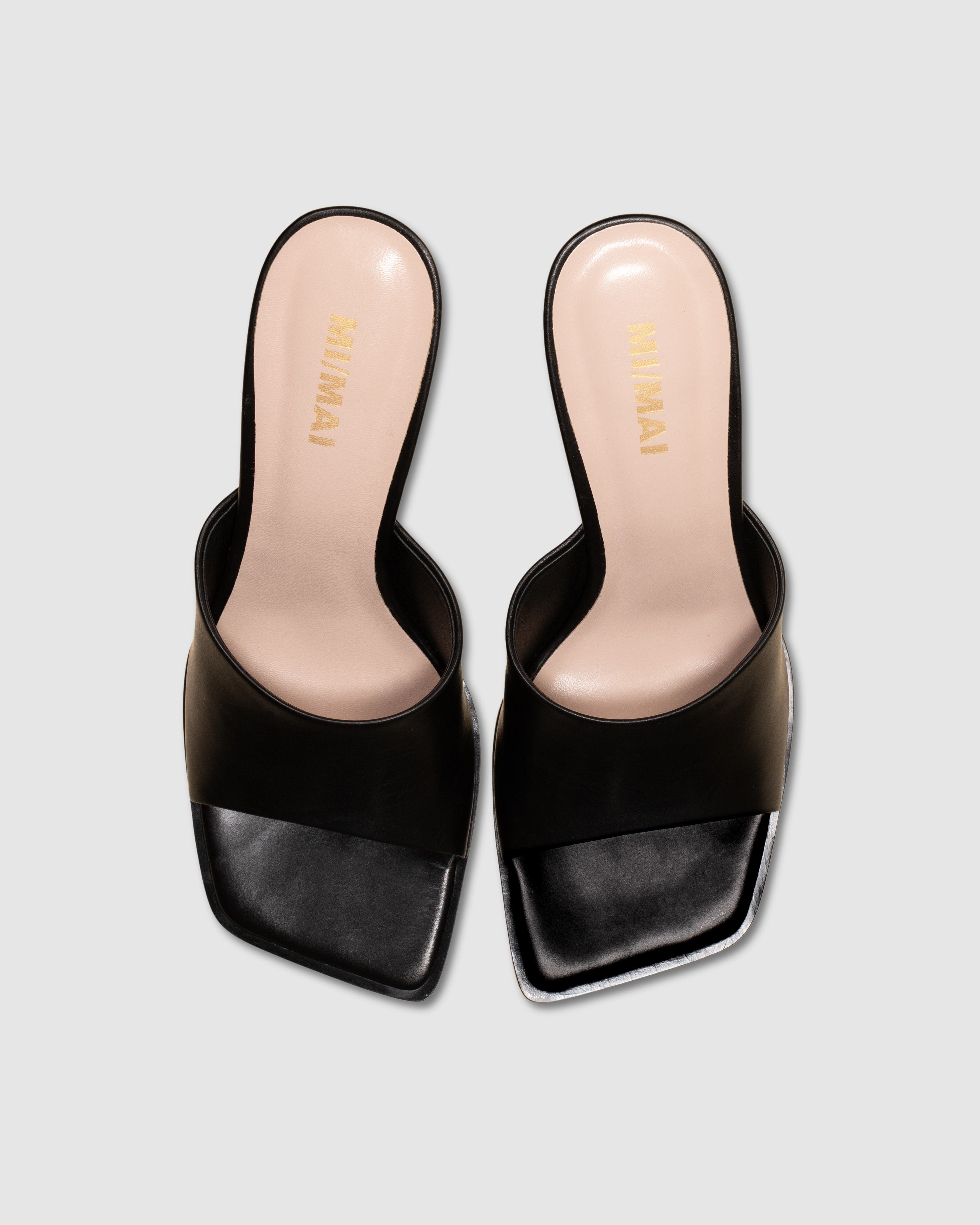 MI/MAI Gemma Low Heel Mule, Alternate, color, Black