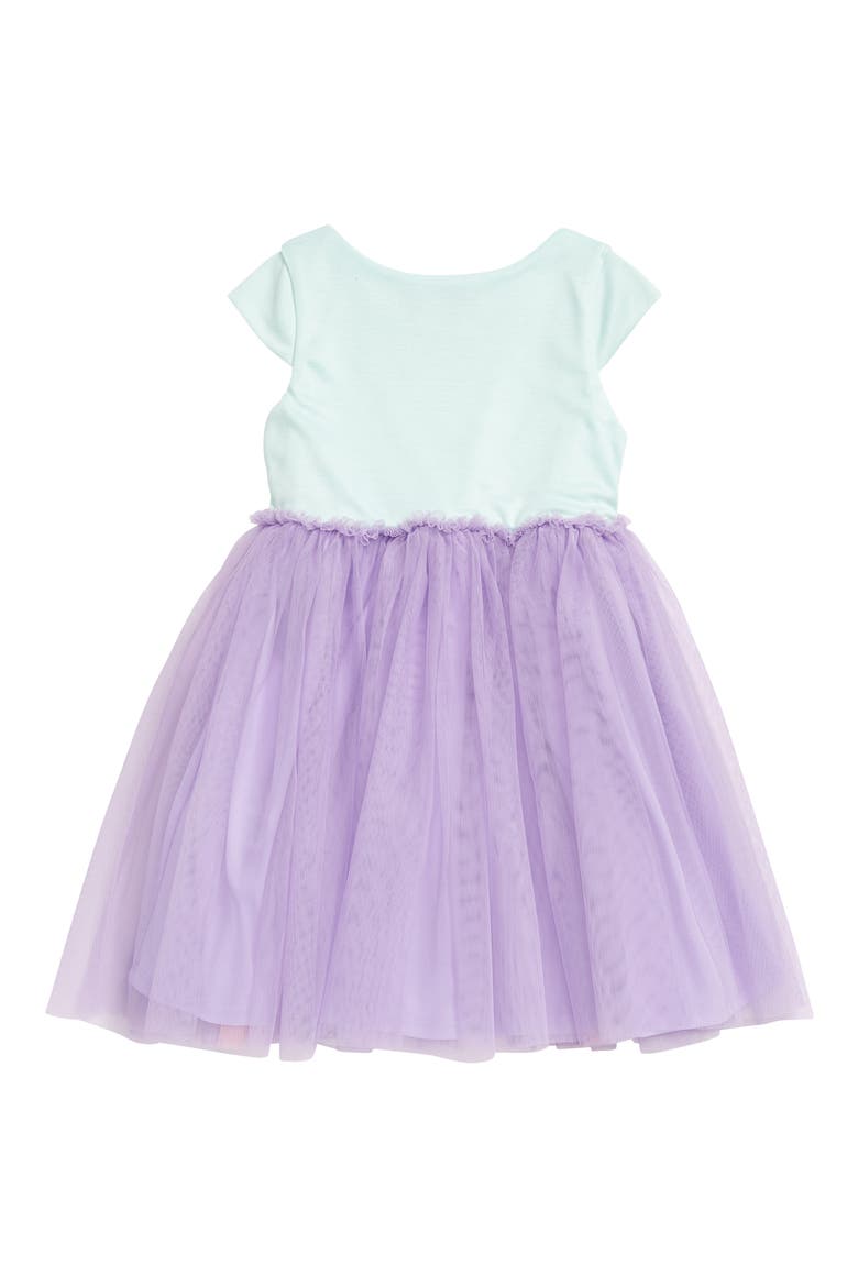 Kids' Rainbow Sequin Sleeveless Tulle Dress, Alternate, color, MINT/PURPLE