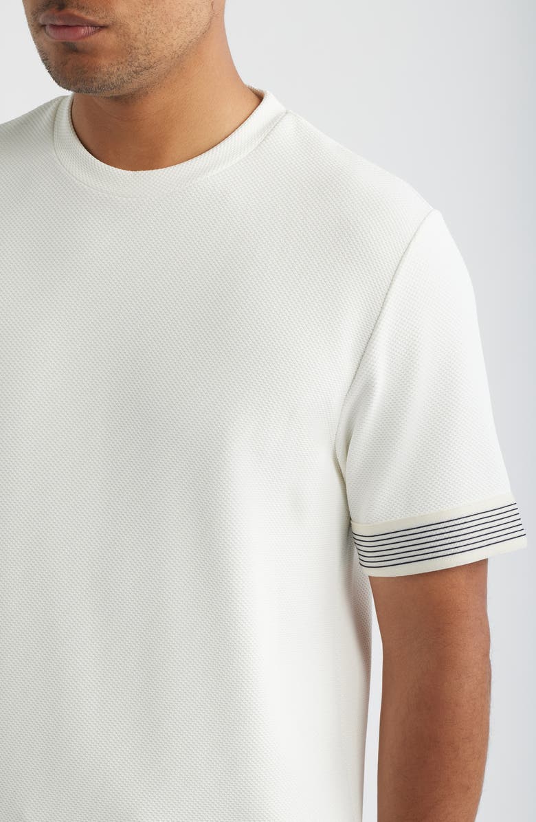 Reiss Aries Piqué T-Shirt, Alternate, color, White