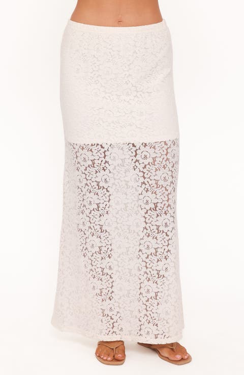Cassie Lace Maxi Skirt
