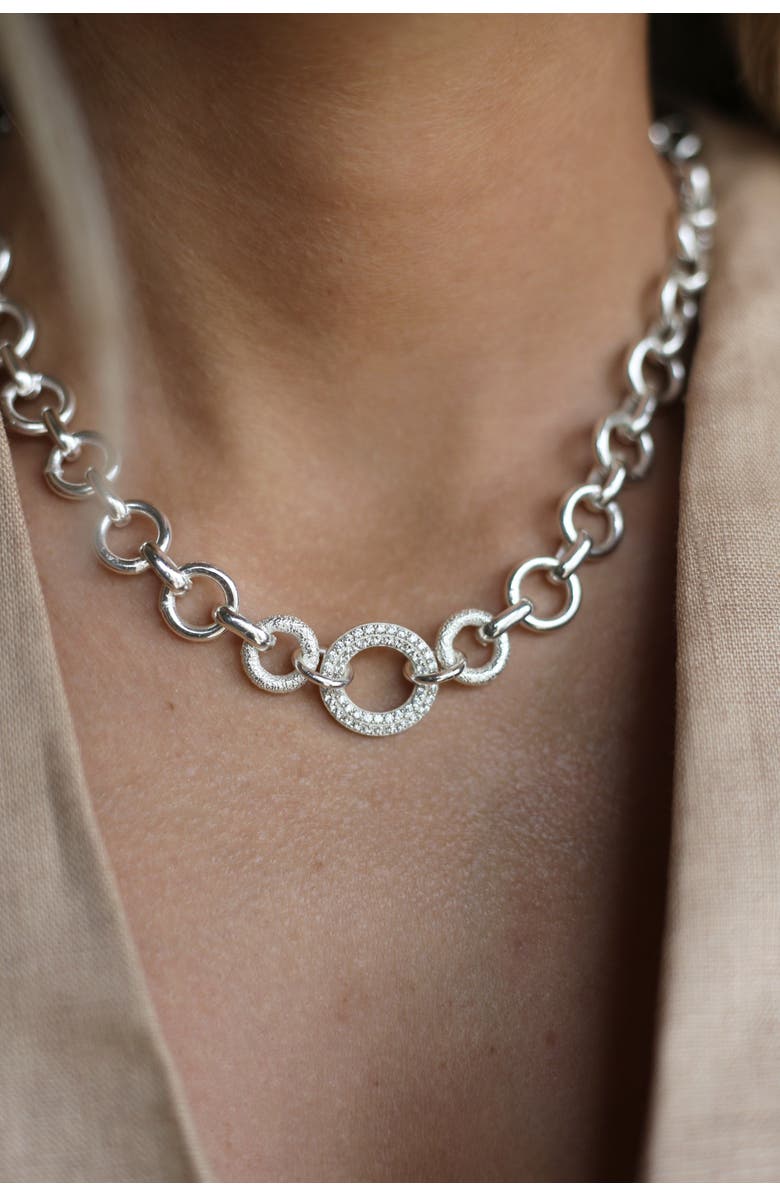 TUTTI Grand Necklace, Alternate, color, Silver