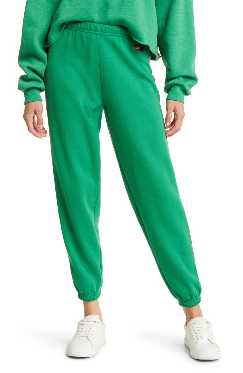 Aviator Nation Bolt Stripe Sweatpants, Main, color, 