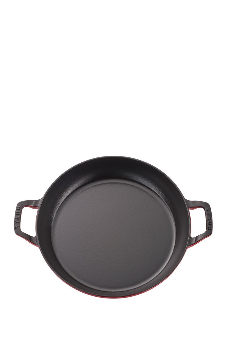 3.5-Quart Enameled Cast Iron Braiser, Alternate, color, CHERRY