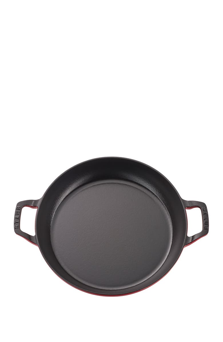 Staub 3.5-Quart Enameled Cast Iron Braiser, Alternate, color, Cherry