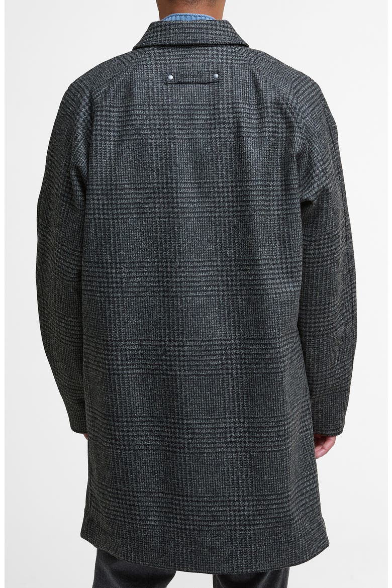 Lorden Plaid Wool Overcoat, Alternate, color, CHARCOAL