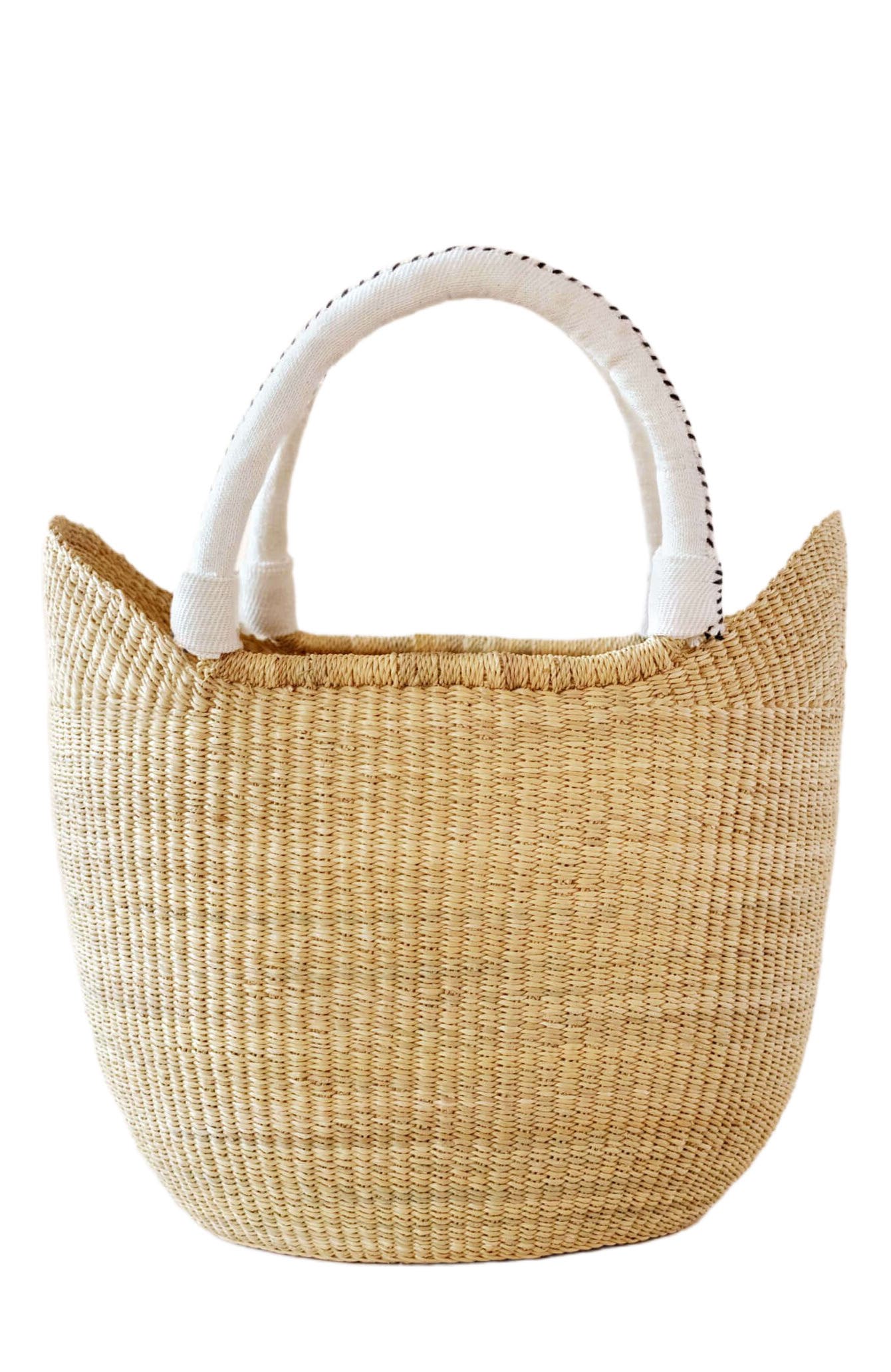 indego africa Natural Bolga Tote Cream, Main, color, Natural