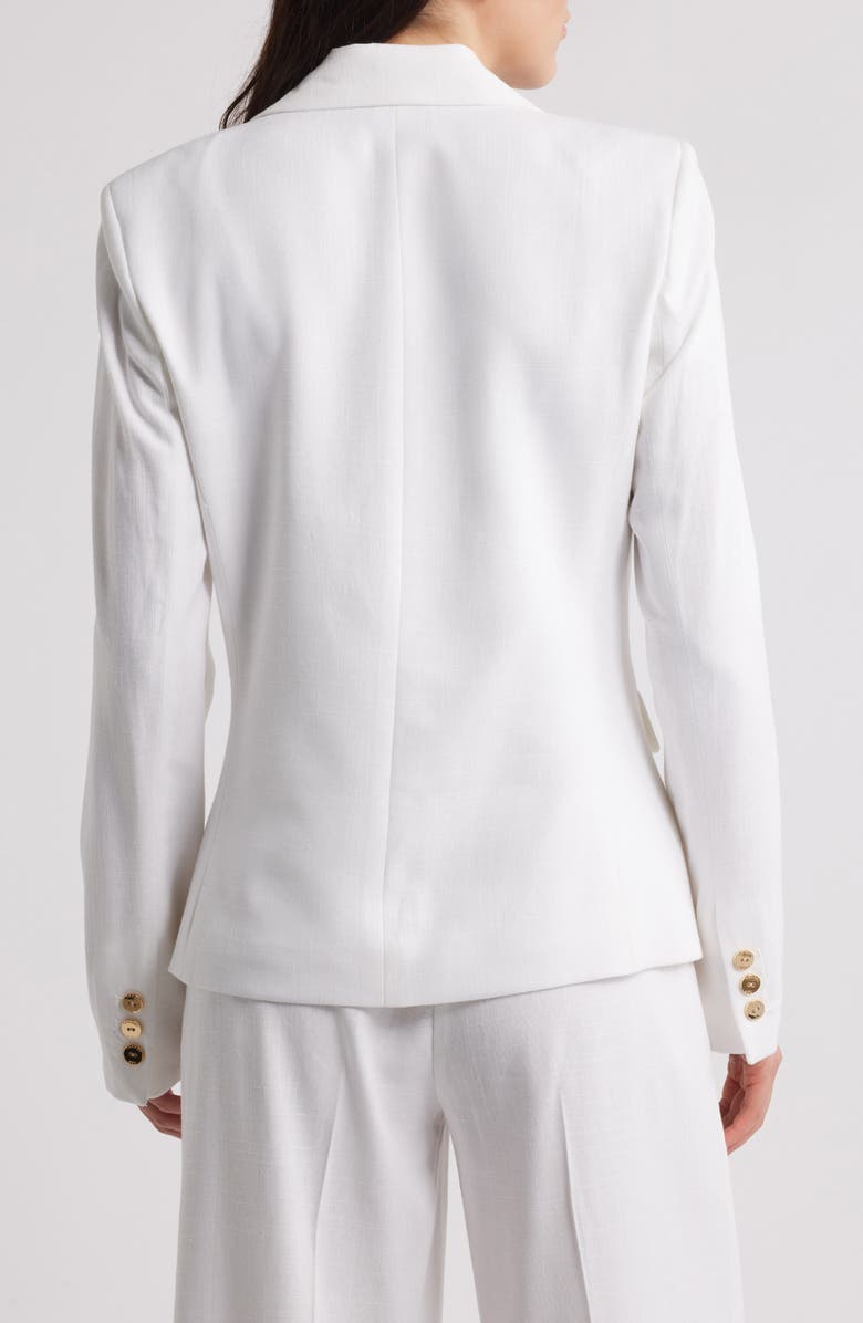 Tahari ASL Double Breasted Blazer, Alternate, color, White
