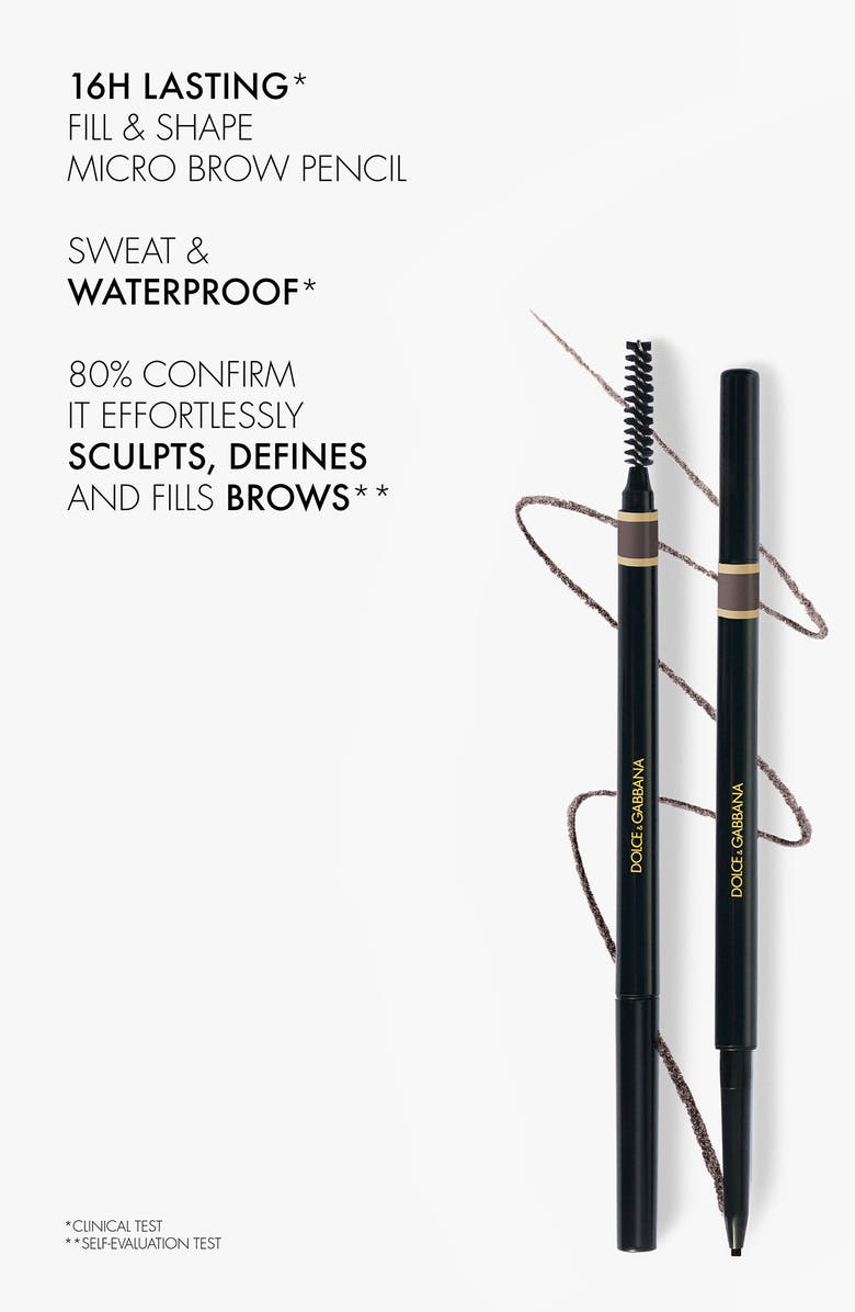 Dolce&Gabbana Brow Restyler Pencil, Alternate, color, 05 Soft Brown Black