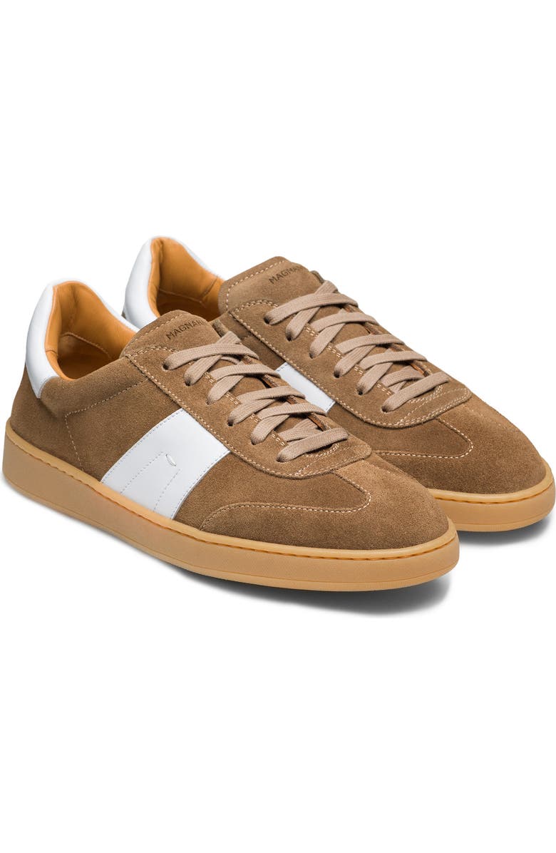 Magnanni Primera Sneaker, Main, color, Taupe And White