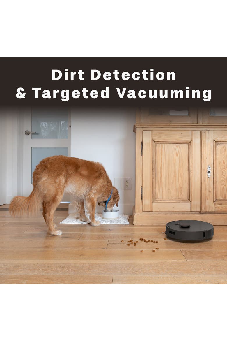 Bio Self-Empty Robot Vacuum & Mop with Reusable Bags, Alternate, color, Rock