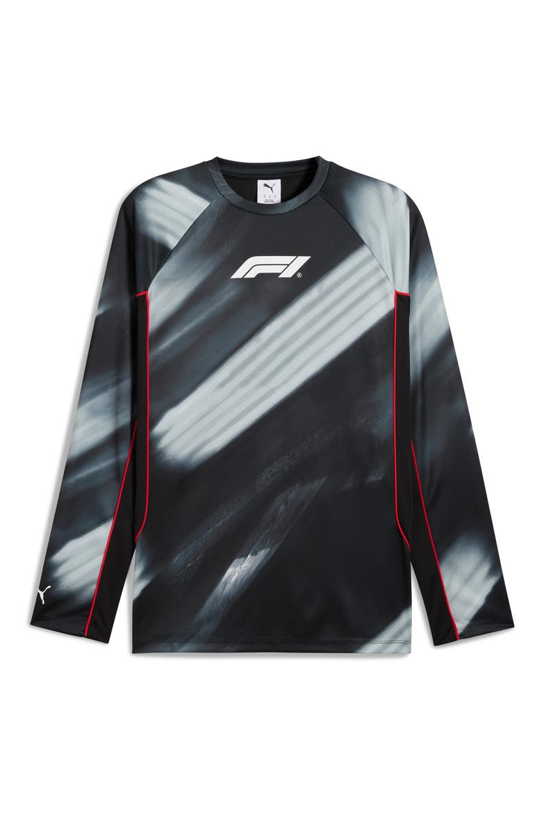 F1 Lifestyle Racing Shirt, Alternate, color, PUMA BLACK