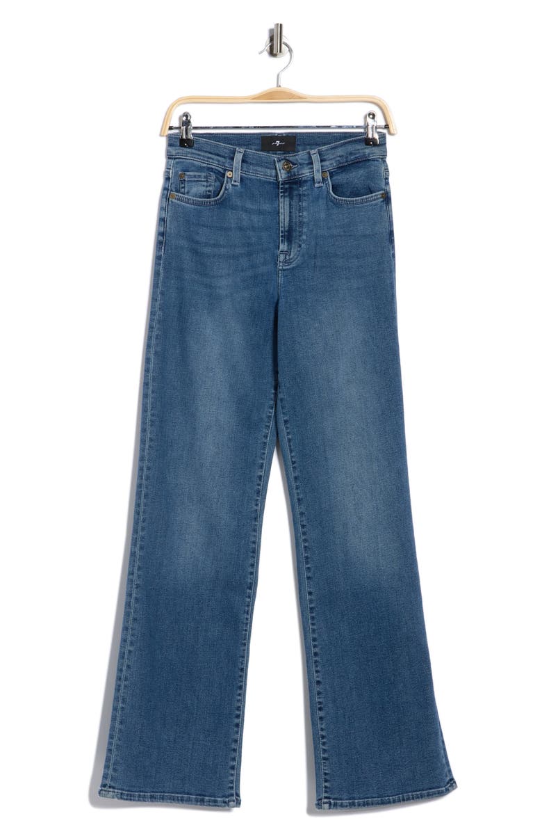 7 For All Mankind Alexa High Waist Wide Leg Jeans, Alternate, color, Yorktown
