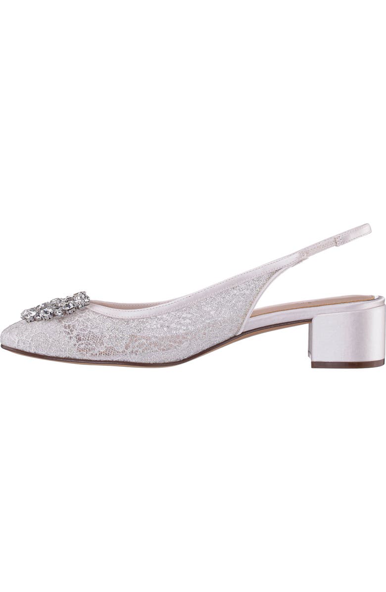 Nina Klara Slingback Pump, Alternate, color, Ivory