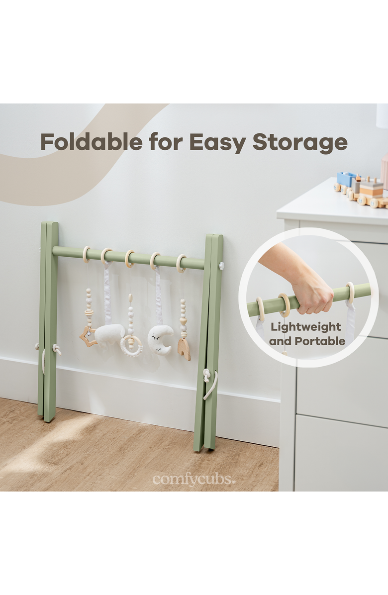 Wooden Baby Play Gym Set