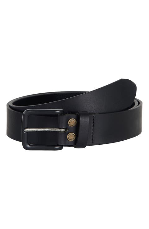 Double Rivet Leather Belt