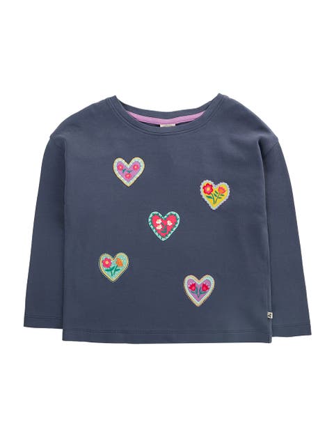 Kids' Bethany Appliqué Long Sleeve Top (baby)