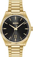 BOSS Cheswick Goldtone Bracelet Watch, 40mm