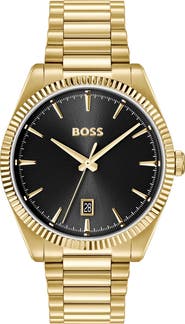 BOSS Cheswick Goldtone Bracelet Watch, 40mm