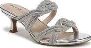LifeStride Night Out Crystal Embellished Slide Sandal