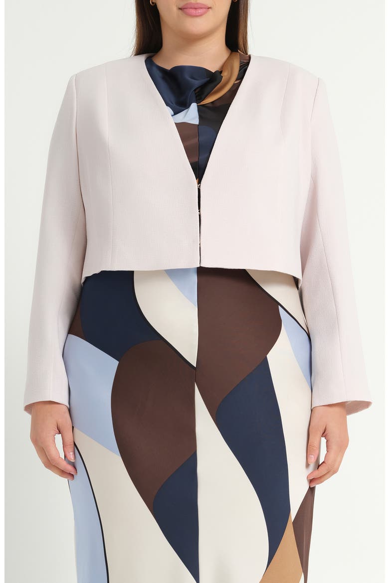 Billie Crop Jacket, Main, color, OYSTER