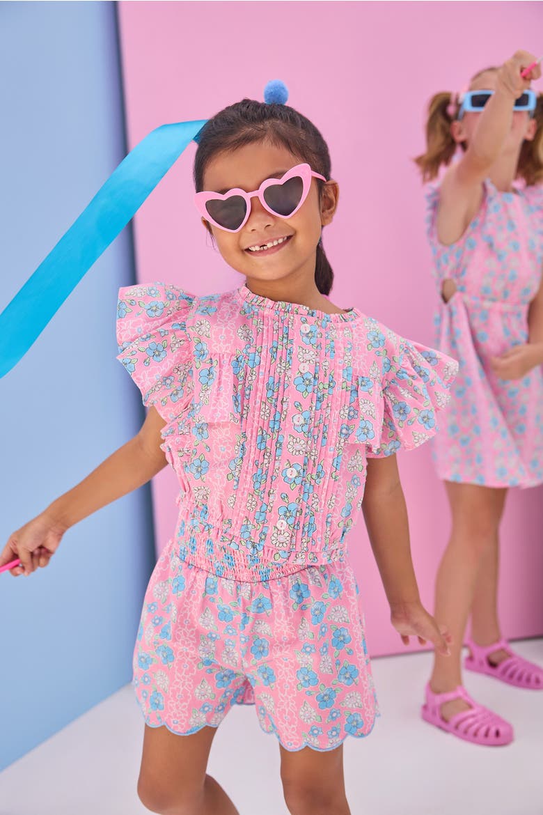 Kids' Annie Top, Alternate, color, Spring Marguerite Floral