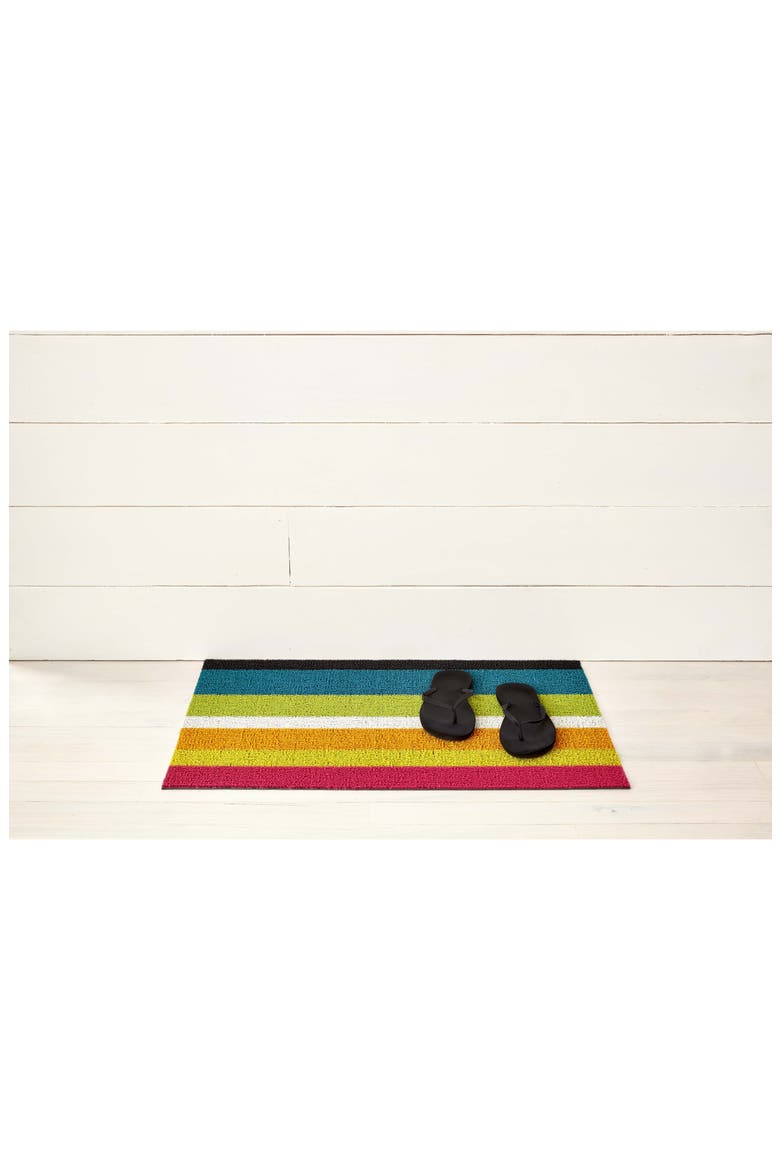 Stripe Low Pile Indoor/Outdoor Floor Mat, Alternate, color, MULTI