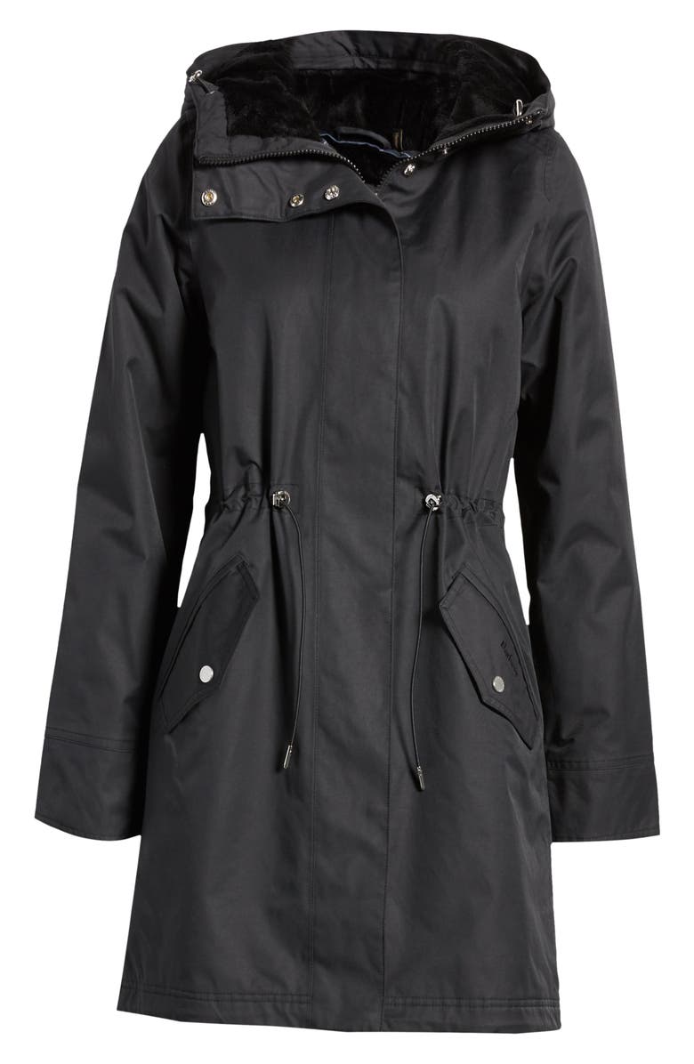 Barbour Perthshire Waterproof Hooded Raincoat, Alternate, color, 