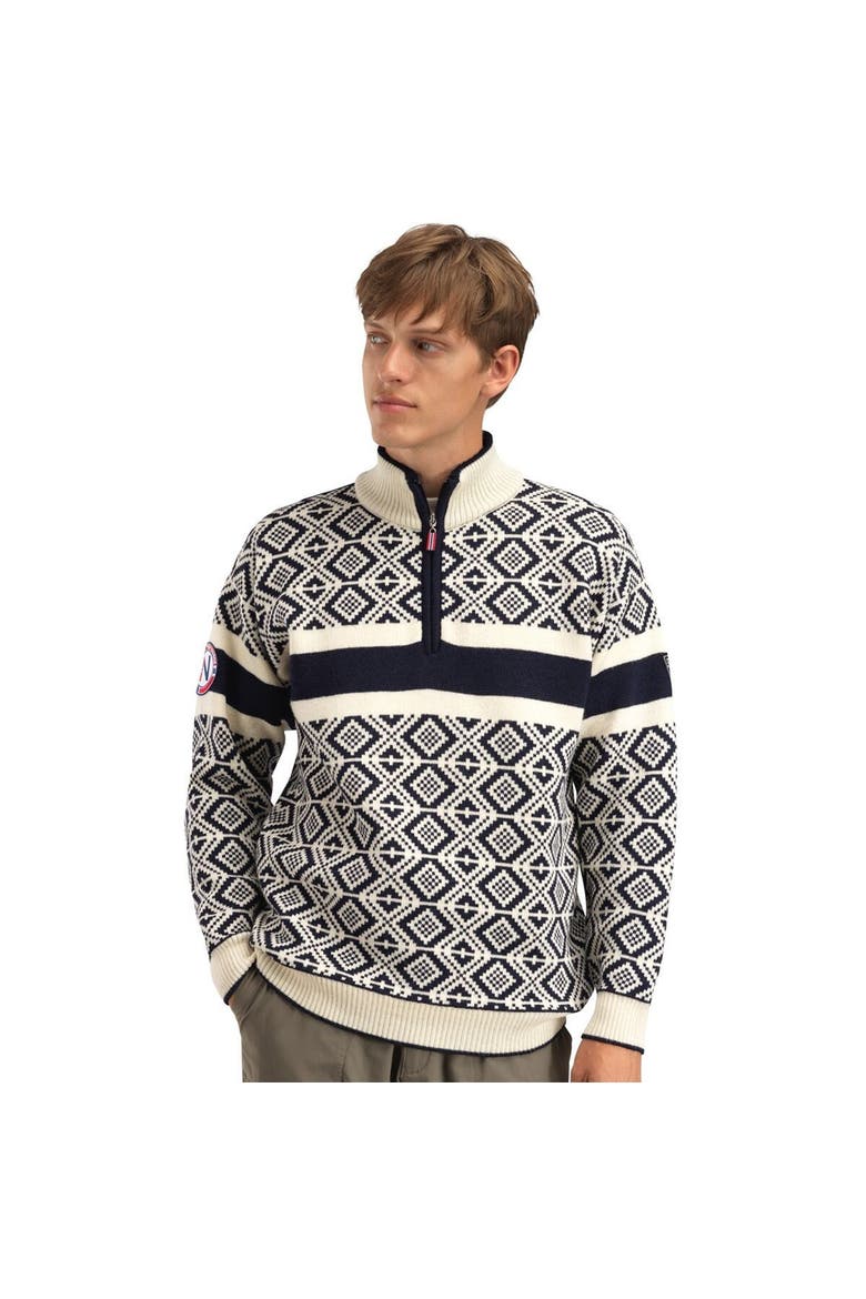 Team Norway 2026 Cortina Sweater - Men's, Main, color, Navy/Off White
