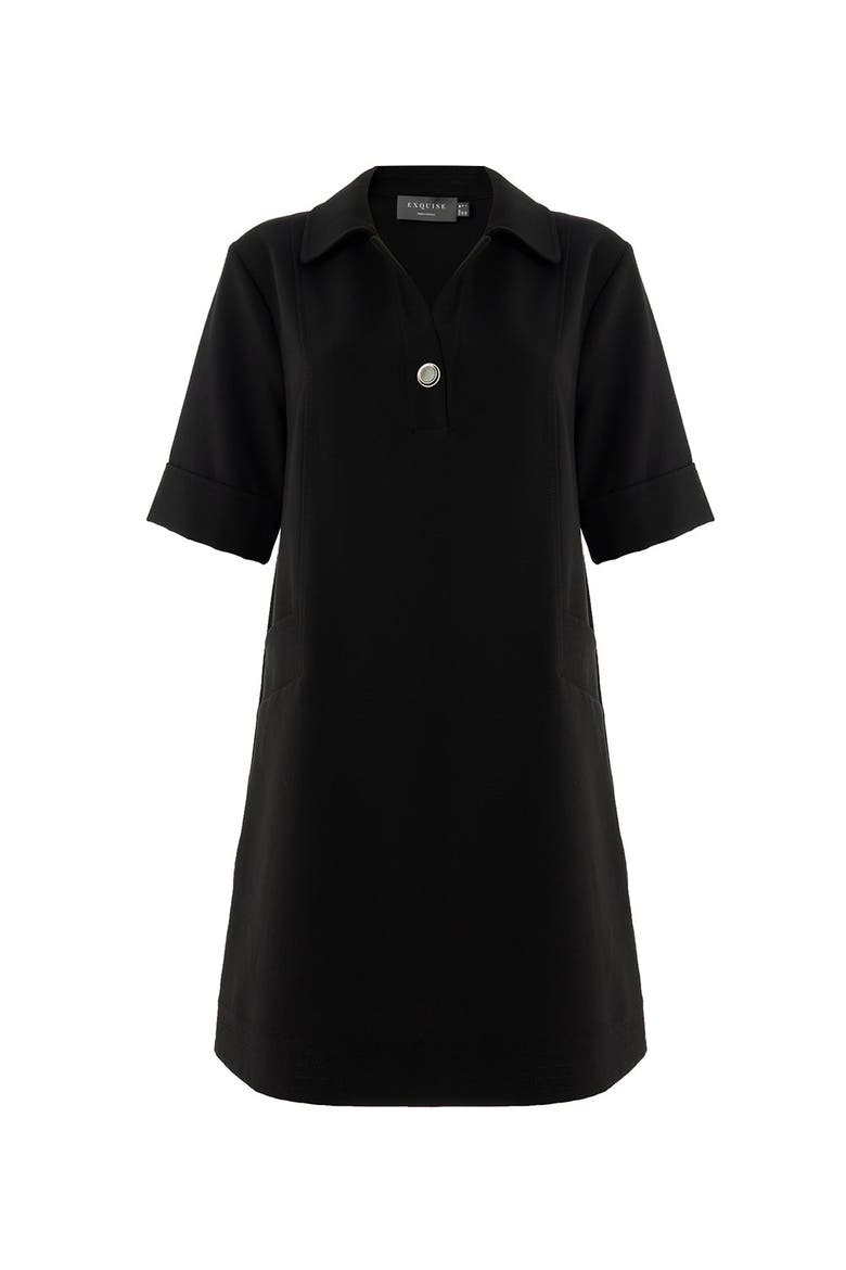 Janelle Mini Dress, Alternate, color, BLACK