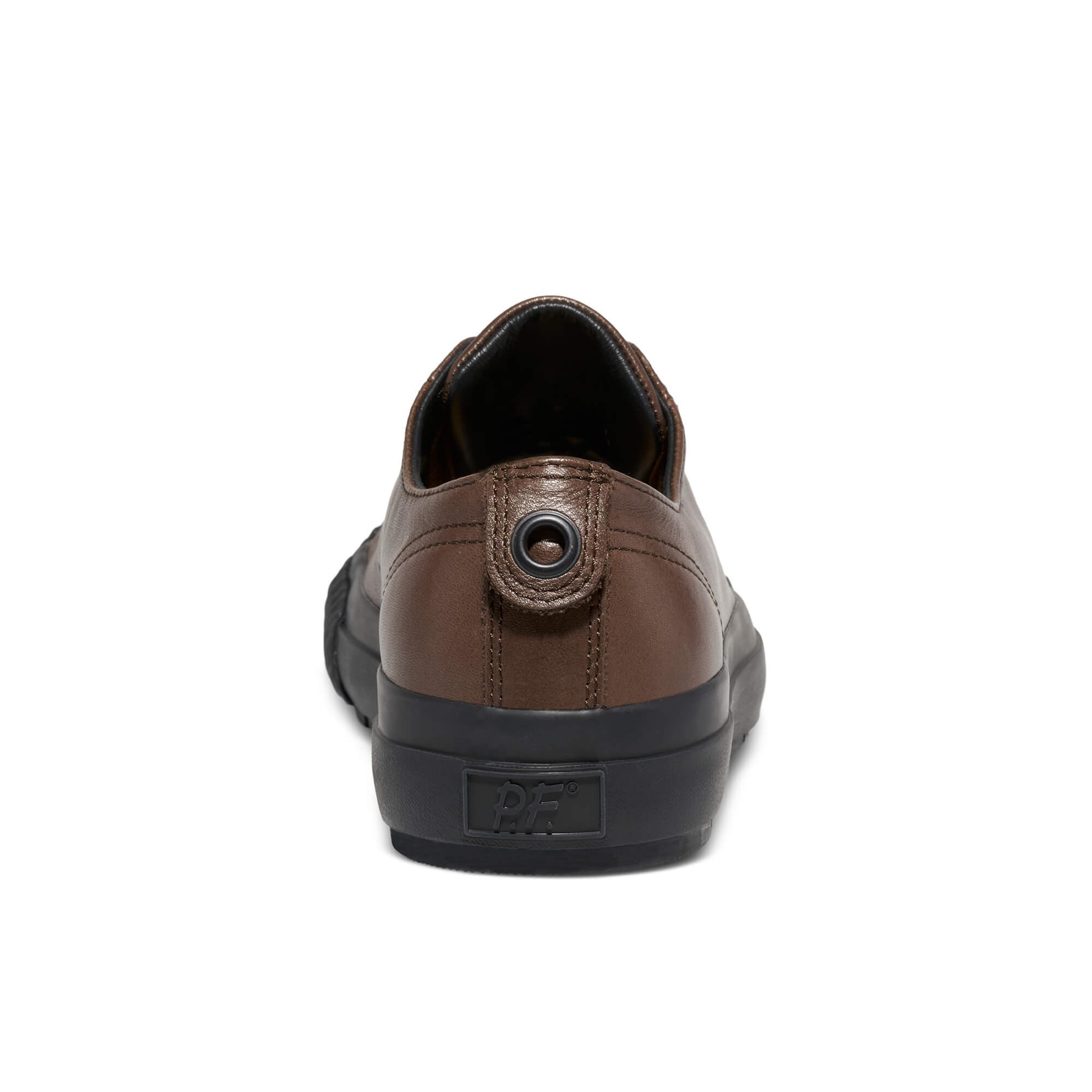 Grounder Leather Low-Top Sneaker, Alternate, color, Brown