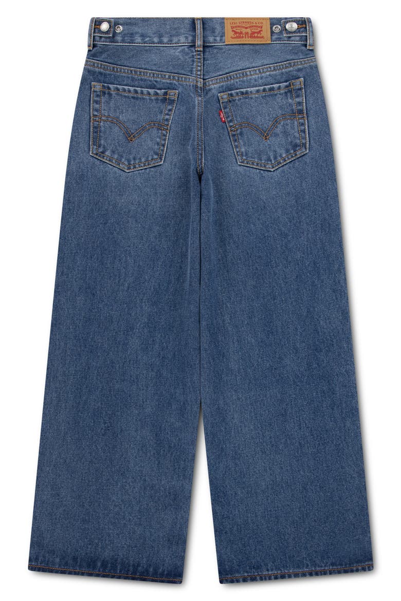 Kids' High Waist Wide Leg Jeans, Alternate, color, EVIE