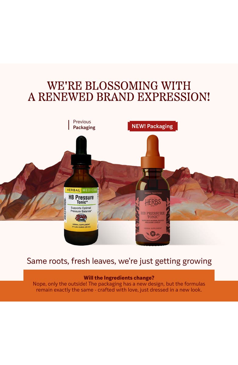 Herbs Etc. HB Pressure Tonic 2 oz, Alternate, color, NO COLOR