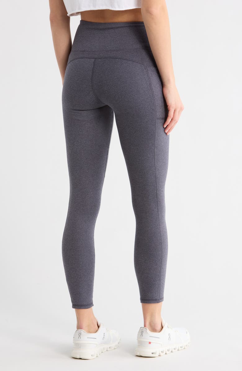 BALANCE COLLECTION Riley High Waist Pocket Ankle Leggings, Alternate, color, Heather Graphite
