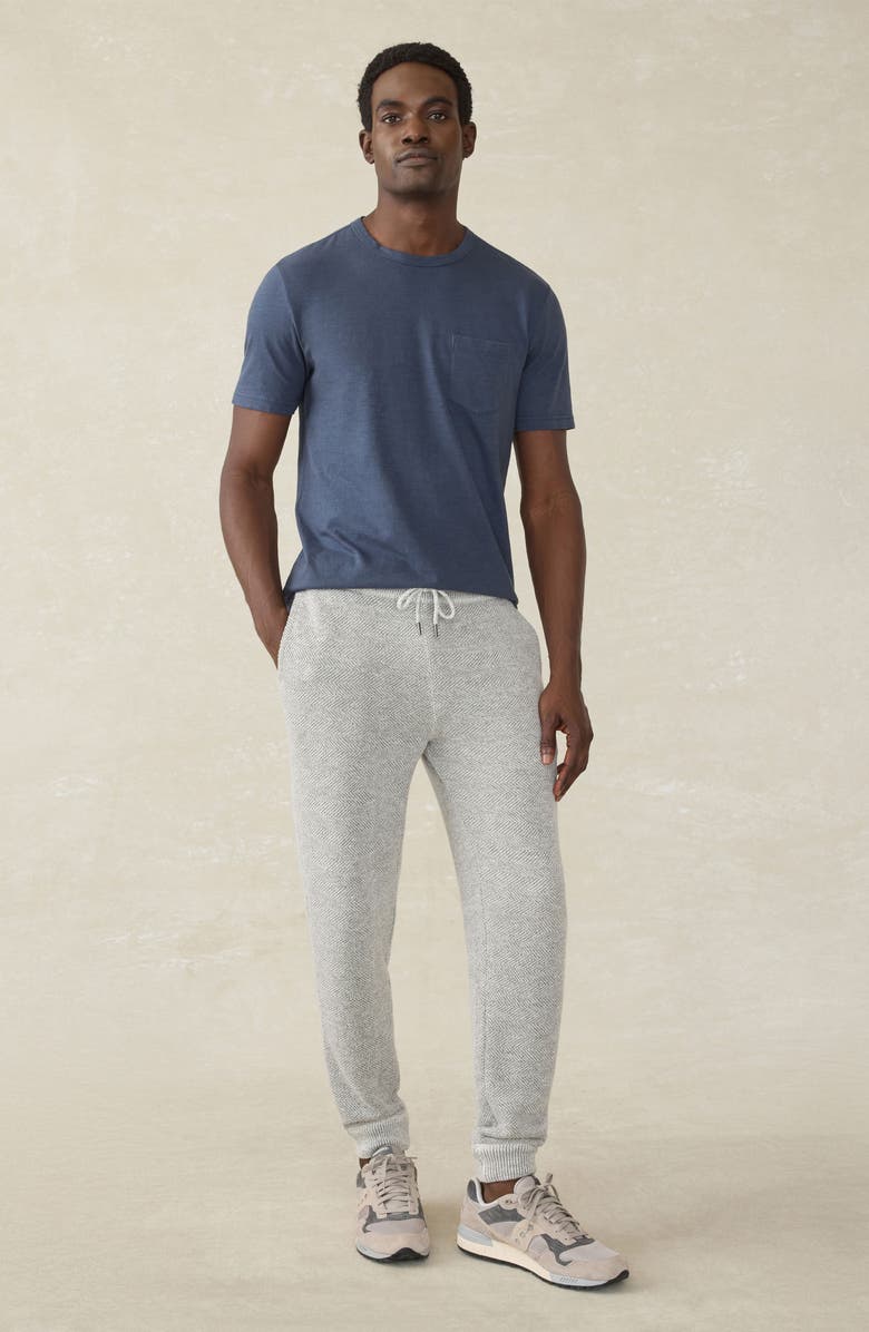 Faherty Whitewater Organic Cotton Blend Sweatpants, Alternate, color, 