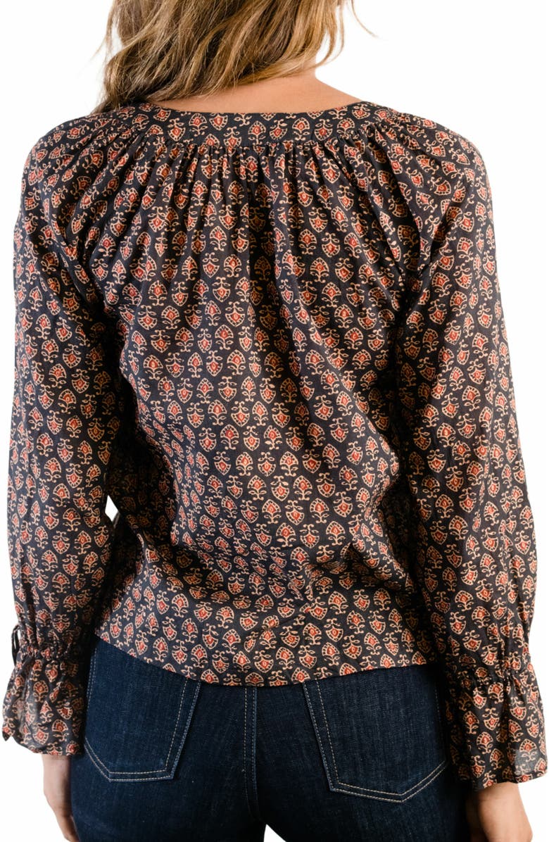 ABLE Kristen Button Down Blouse, Alternate, color, 