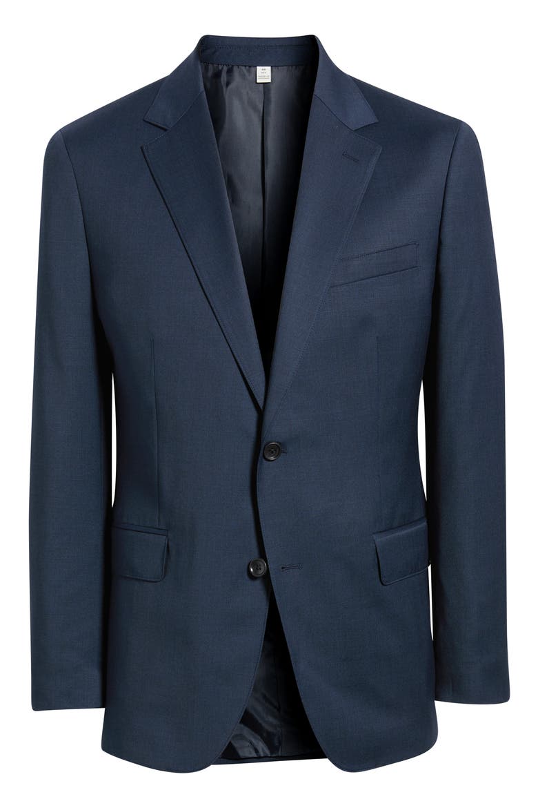 Jetsetter Standard Fit Light Navy Stretch Wool Suit Jacket, Alternate, color, LIGHT NAVY